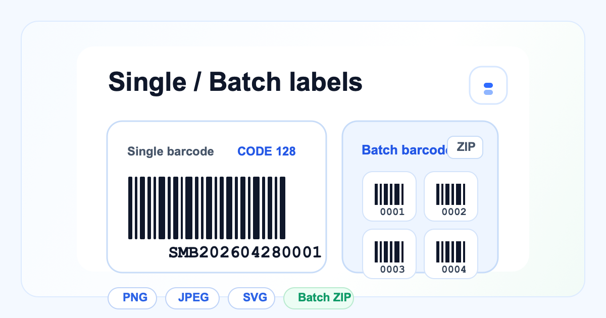 Barcode Generator Online for Labels, QR Codes and Batch Printing ...